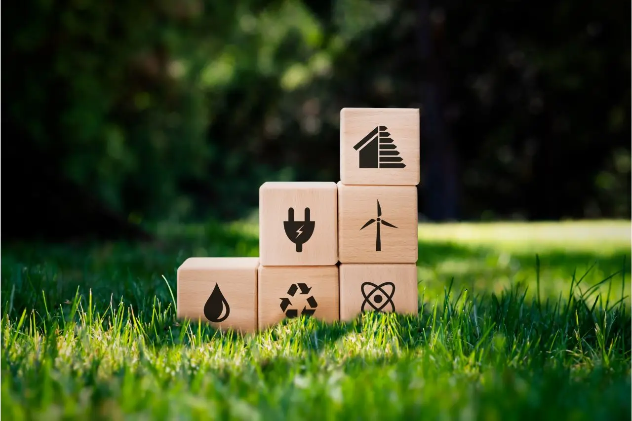 Logística sustentável com energia limpa e transporte eficiente